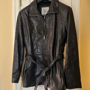 Andrew Marc Leather Jacket Womens